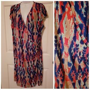 Multicolored Dress 1x ~ Jones New York